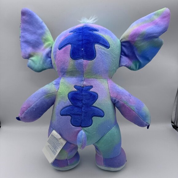 Build-A-Bear Disney Stitch Easter Pastel Plaid Tie-Dye Plush BAB 2021 - Picture 5 of 9